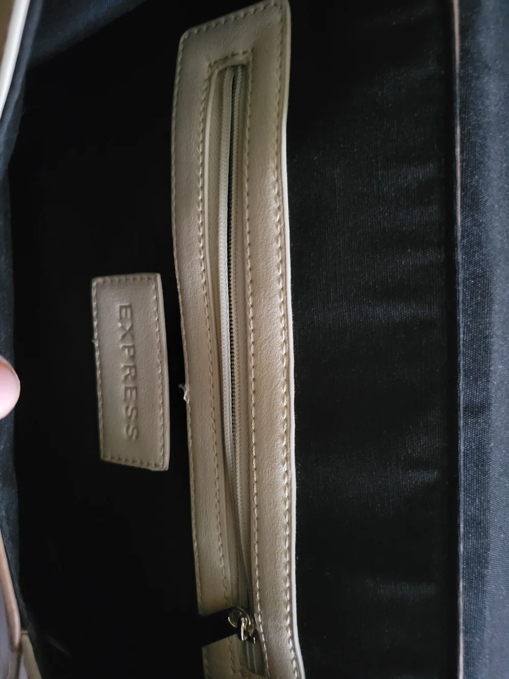 Express Envelope Clutch - Black, Brown & Cream